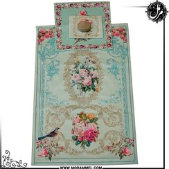 تصویر سجاده و جانماز طرح گل و مرغ 