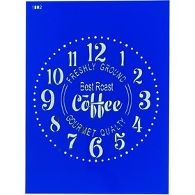 تصویر شابلون طرح ساعت کد 1802BB 