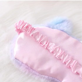 تصویر چشم بند خواب پشمی قلبی 