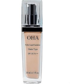 تصویر کرم پودر مایع اوها شیک تایپ SPF20 حجم 30 میل |OHA perfect liquid foundtion shake type 