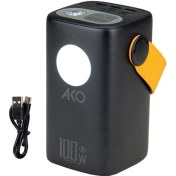 تصویر پاوربانک آکو مدل AP-27 ظرفیت ۶۰۰۰۰ میلی آمپر فست شارژ 