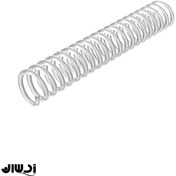 تصویر فنر مارپیچی سایز 16 فلزی ا Metal spiral spring size 16 Metal spiral spring size 16