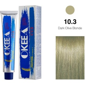 تصویر رنگ مو شماره 10.3 Extra Light Olive Blonde - ۲۰۰ میل 