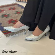 تصویر کفش مجلسی زنانه لمه طرح‌دار کد 731 