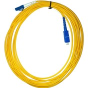 تصویر پچ کورد فیبر نوری سینگل مود SC/LC SX - دومتری Fiber Optice patch cord Single mode Simplex Sc/LC