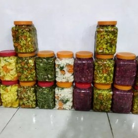 تصویر ترشی مخلوط 450 گرمی 