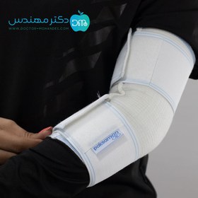 تصویر آرنج بند طبی با قابلیت تنظیم فشار پاک سمن ا Paksaman Adjustable Elbow Support Paksaman Adjustable Elbow Support