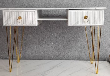 تصویر میزناخن دوکشو پایه فلزی 