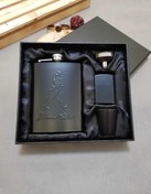 تصویر ست فندک دار بطری جیبی جانی واکر Johnnie Walker Pocket Bottle with Lighter Set