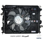 تصویر رادیاتور آب و موتور فن مجموعه کامل هایما اس 5 ایساکو مجموعه رادیاتورآب موتور و سینی و موتورفن - هایما S5 از Lot No.9001