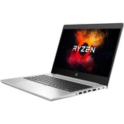 تصویر لپتاپ HP، مدل HP ProBook 445R، صفحه‌ی نمایش 14 اینچی با کیفیت FULL HD، پردازنده ،AMD Ryzen 3 3200U رم 8GB، حافظه 256 GB SSD، گرافیک Vega RX 2GB | استوک A++ 