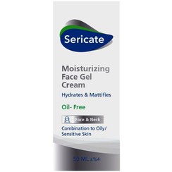 تصویر ژل کرم مرطوب کننده صورت پوست مختلط و چرب سری کیت(50 میلی لیتر) Sericate Gel Cream 