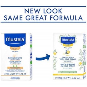 تصویر صابون حاوی کلد کرم 100 گرمی موستلا Mustela 