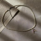 تصویر گردنبند دم وال مرواریدی 