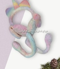 تصویر گوشگیر پولیشی پمپی آبرنگی بچگانه (لطفا قبل از ثبت سفارش موجودی بگیرید) 