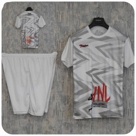 تصویر پیراهن و شورت والیبال طرح VNL Volleyball shirt and shorts