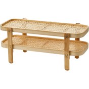 تصویر راک خشک کن میوه و غذا آیکیا، مدل KÖSSEBÄR، جنس بامبو، ۴۶x۲۱x۲۲ سانتی متر 