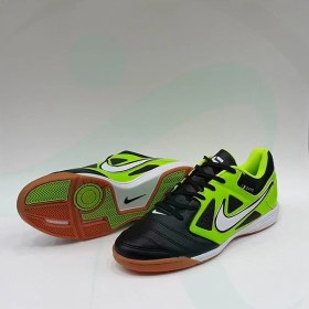 تصویر کفش فوتسال نایک گتو مشکی سبز Nike Gato 