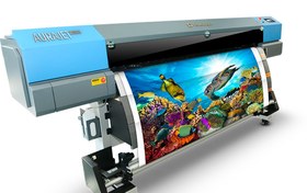 تصویر چاپ استیکر، وینیل و مش Eco sulvent