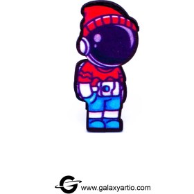 تصویر پیکسل فضانورد کریسمسی 