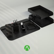 تصویر ست رومیزی اداری آونگ دکو مدل M6 BL مشکی 