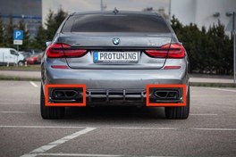 تصویر سر اگزوز بی ام دبلیو 730i اتاق G12 