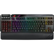 تصویر کیبورد بی سیم گیمینگ مکانیکال ایسوس Asus ROG Claymore II/RD/US Asus ROG Claymore II/RD/US keyboard