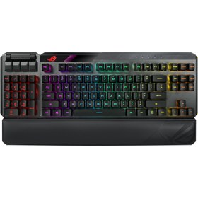 تصویر کیبورد بی سیم گیمینگ مکانیکال ایسوس Asus ROG Claymore II/RD/US Asus ROG Claymore II/RD/US keyboard