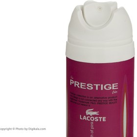 تصویر اسپری خوشبو کننده بدن زنانه پرستیژ مدل Lacoste Touch of Pink حجم 150 میلی لیتر 