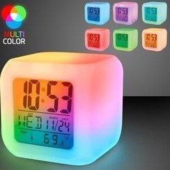 تصویر ساعت رومیزی Color Change HOME مدل DK-651 