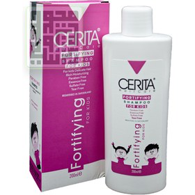 تصویر شامپو تقویت کننده مو مناسب کودکان سریتا 200 میلی لیتر ا Cerita Fortify shampoo for kids 200ml Cerita Fortify shampoo for kids 200ml