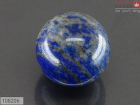 تصویر نگین لاجورد گرد کد 108206 