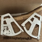 تصویر یراق داشبردی جاکفشی سفید یک جفت 