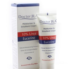 تصویر کرم مرطوب کننده حاوی 10درصد اوره اوسرین دکتر ژیلا UREA 10 EUCERINE DOCTOR JILA 