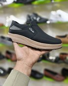 تصویر کفش مردانه رسمی چرمی روزمره طبی دوردوخت کیفیت عالی رنگ مشکی + ارسال رایگان کد 2182 - 44 