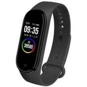 تصویر دستبند هوشمند M4 از SMART BRACELET ، دارای ردیاب تناسب اندام ، مانیتور فشار خون و ضربان قلب M4 Smart Bracelets, Fitness Tracker, Blood Pressure/Heart Rate Monitors