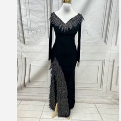 تصویر ماکسی مجلسی مخمل زنانه مدل پریزاد سایز ۳۶ تا ۵۶ 