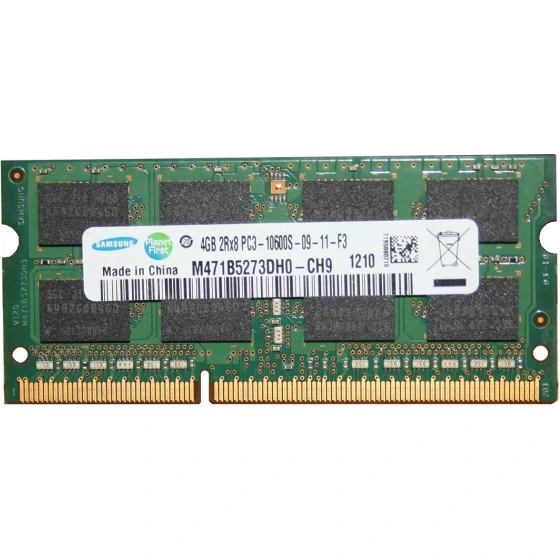 خرید و قیمت رم لپ تاپ سامسونگ مدل 1333 DDR3 PC3 10600s MHz ظرفیت 4 ...