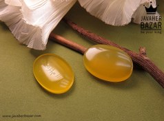 تصویر نگین عقیق زرد شرف الشمس کد ۱۶۵۲ 