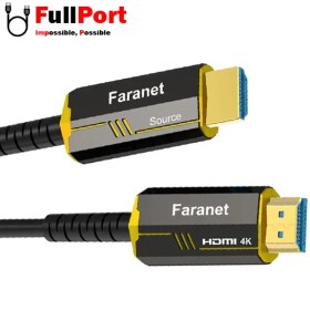 تصویر کابل HDMI فرانت V2.0-4K مدل FN-HFC150 طول 15 متر (فیبر نوری) FARANET FN-HFC150 4K HDMI V2.0 Cable 15M Active Fiber Optic