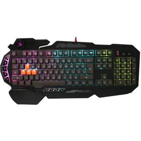 تصویر کیبورد مخصوص بازی ای فورتک مدل B314 ا Fortek B314 gaming keyboard Fortek B314 gaming keyboard