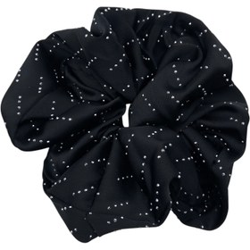 تصویر اسکرانچی مشکی نگینی 