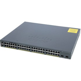 تصویر سوئیچ سیسکو مدل WS-C2960X-48FPD-L استوک Cisco WS-C2960X-48FPD-L 48Port Switch Stock