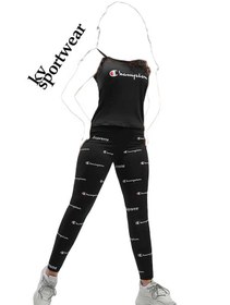 تصویر ست تاپ و لگ ورزشی زنانه Champion Champion womens sports top and leg set