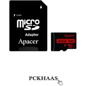 تصویر کارت حافظه microSDHC اپیسر کلاس 10 استاندارد UHS-I U1 ظرفیت 128 گیگابایت همراه با آداپتور SD 