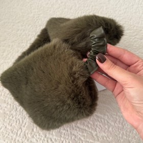 تصویر هدبند روسی خز Olive 