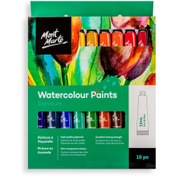 تصویر آبرنگ تیوپی ۱۸ رنگ مونمارت 