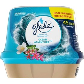 تصویر ژل خوشبو کننده هوا گلید Glade مدل Ocean Adventure رایحه اقیانوس وزن 180 گرم 