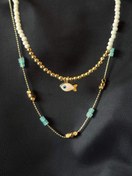 تصویر ست گردنبند رنگی 