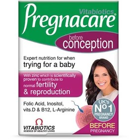 تصویر قرص پرگناکر کانسپشن ویتابیوتیکس Pregnacare Conception